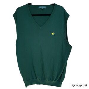 Masters Collection Green Golf Sweater Vest Augusta Georgia Sleeveless Shirt xxl